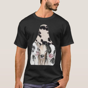 Camiseta Etiqueta de Exposição de Vaca Couro de Vaca Ociden