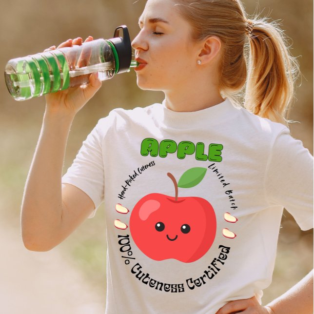 Camiseta Etiqueta de Fruta de Verão (Criador carregado)