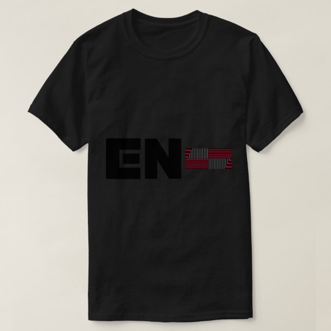 Camiseta Etiqueta de logotipo Enhypen.png (Frente do Design)