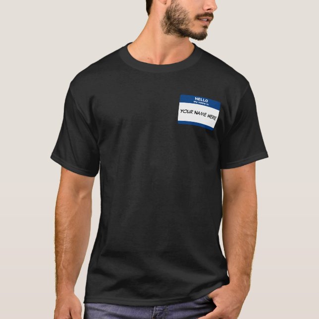 Camiseta etiqueta de nome (Frente)