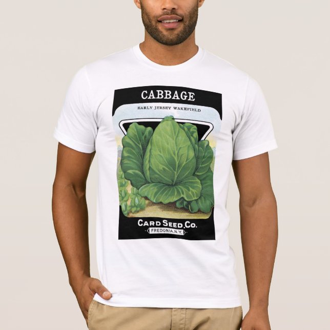 Camiseta Etiqueta de Pacote de Semente de Lixo (Frente)
