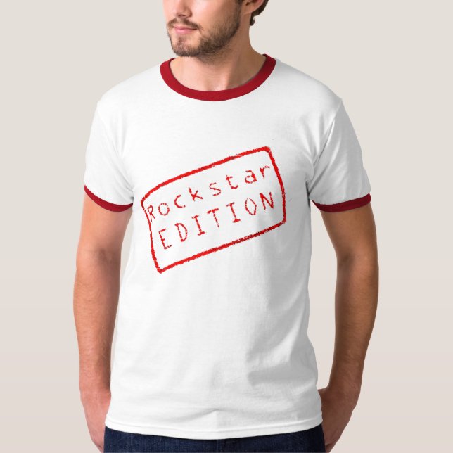 Camiseta Etiqueta de Rockstar (Frente)