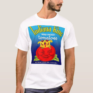 Camiseta Etiqueta de tomate do Indiana King