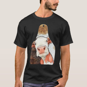 Camiseta Etiqueta de Vaca Couro de Vaca Sul Ocidental Fazen