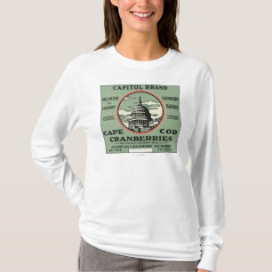 Camiseta Etiqueta do arando da marca do Capitólio de Cape