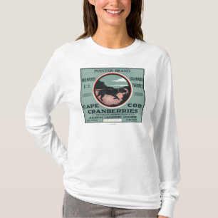 Camiseta Etiqueta do arando da marca do ponteiro de Cape