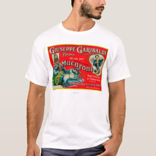 Camiseta Etiqueta do macarrão de Giuseppe Garibaldi