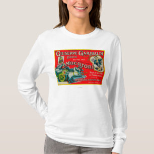 Camiseta Etiqueta do macarrão de Giuseppe Garibaldi