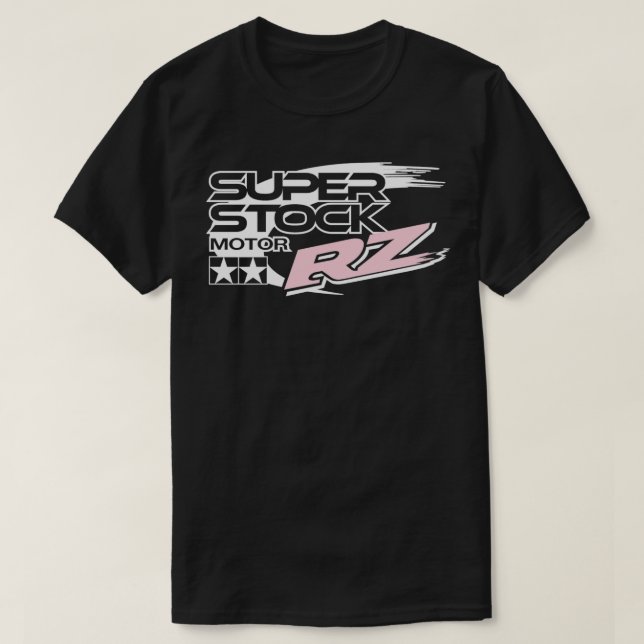 Camiseta Etiqueta do motor RZ Super Stock (Frente do Design)