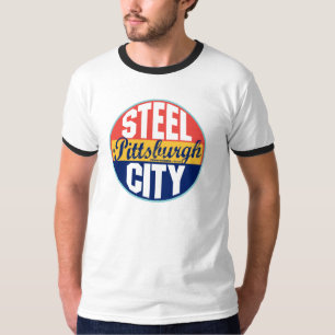 Camiseta Etiqueta do vintage de Pittsburgh