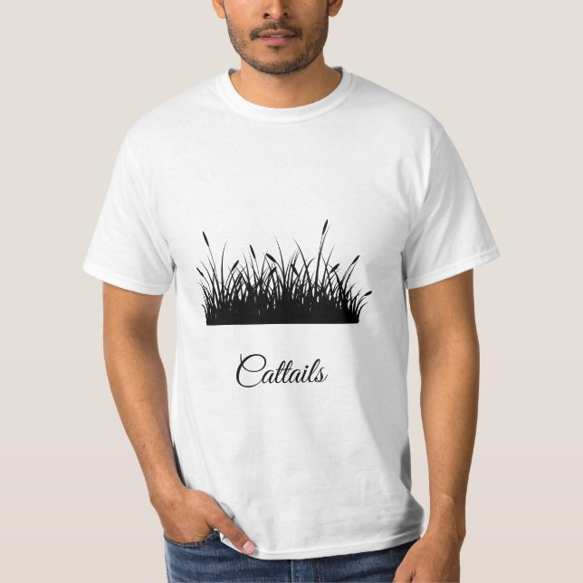 Camiseta etiqueta preta da silhueta quadrada (Frente)