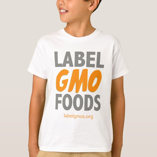 Camiseta Etiquetar Comidas OGM (Frente)