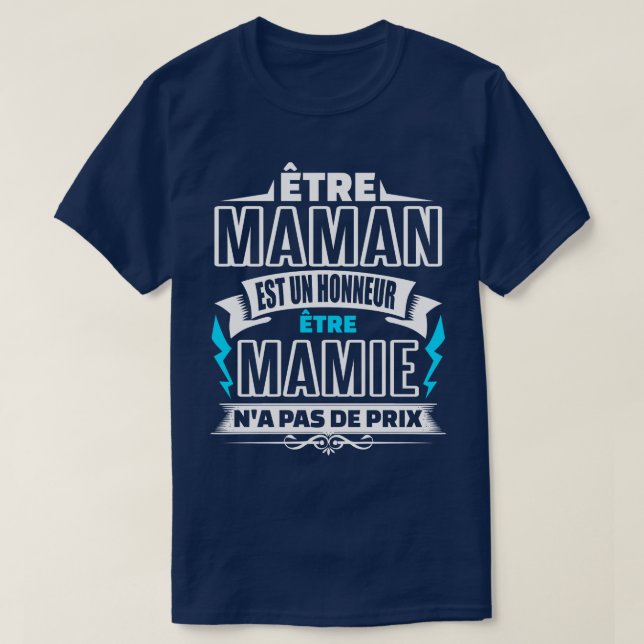 Camiseta ETRE Mamie NA PAS DE PRIX Fte des granres (Frente do Design)