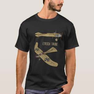 Camiseta Etrich Taube Ger Ww1 Bomber Surveillance Plane Dia