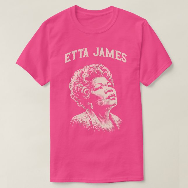 Camiseta Etta James (Frente do Design)