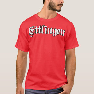 Camiseta Ettlingen escrito com letra gótica