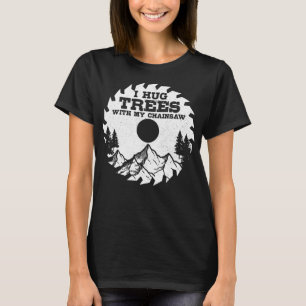 Camiseta Eu Abraço Árvores Com Meu Churrasco Engraçado Lumb