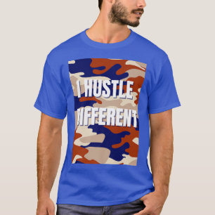 Camiseta Eu abraço diferentes - Camo Laranja - Motivação po