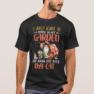 Camiseta Eu Acabo De Ir Para O Meu Jardim E Ficar Com O Meu