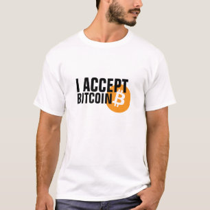 Camiseta Eu aceito Bitmoney