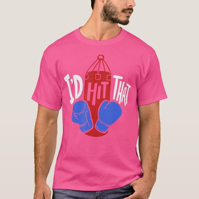 Camiseta Eu Acertaria Que Eu Estava A Boxear O Kickb De Tre (Frente)