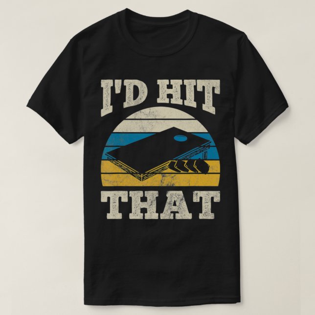 Camiseta Eu Acertava aquele buraco de latas (Frente do Design)