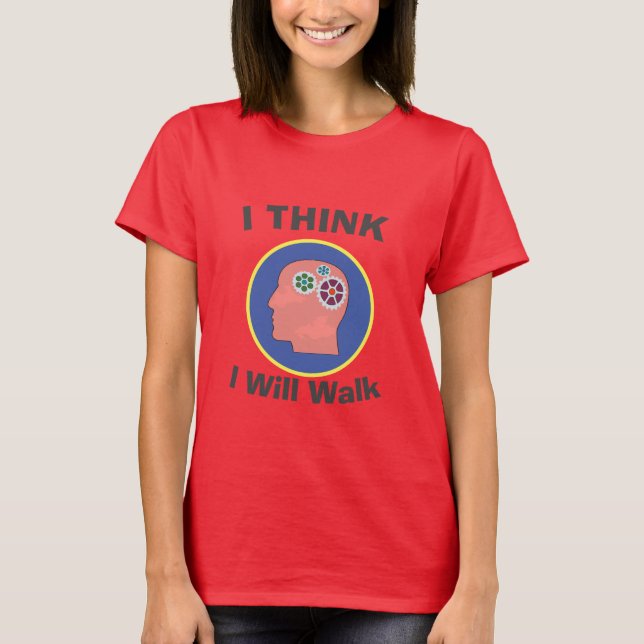 Camiseta Eu acho, adicione texto (Frente)