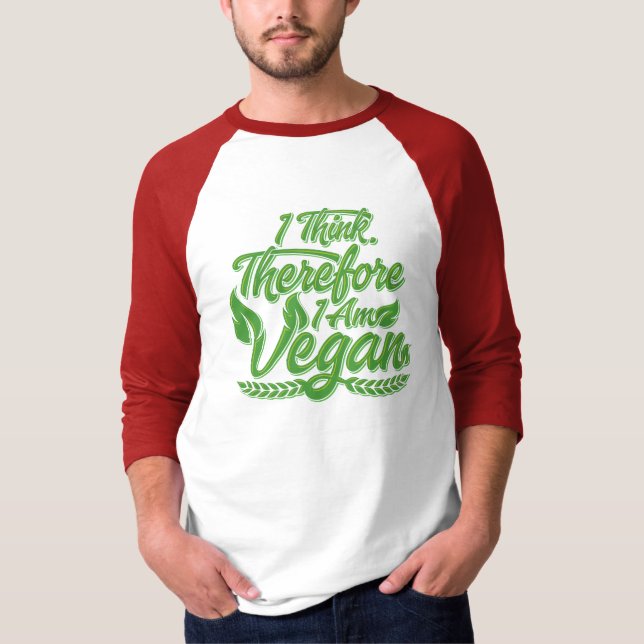 Camiseta Eu Acho, Por Isso Sou Vegan (Frente)