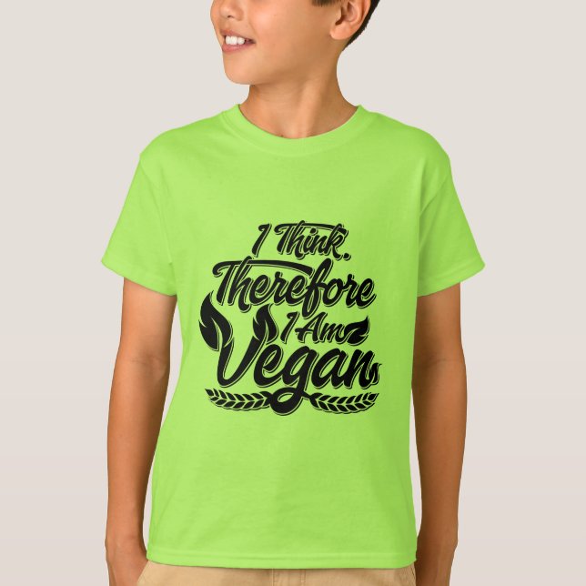Camiseta Eu Acho, Por Isso Sou Vegan (Frente)