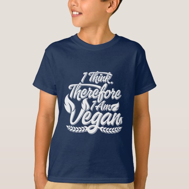 Camiseta Eu Acho, Por Isso Sou Vegan (Frente)