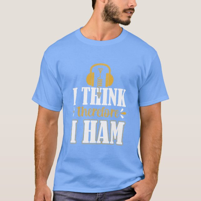 Camiseta Eu Acho, Portanto, Que Eu Prefiro A T-shirt (Frente)