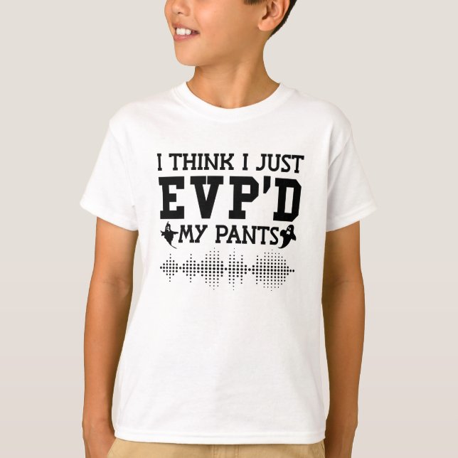 Camiseta Eu Acho Que Eu Só Apontei Minhas Calças Ghost Hunt (Frente)