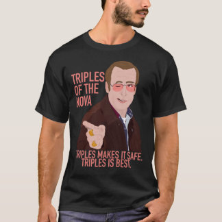Camiseta Eu acho que você deveria sair — triplos da Nova Cl