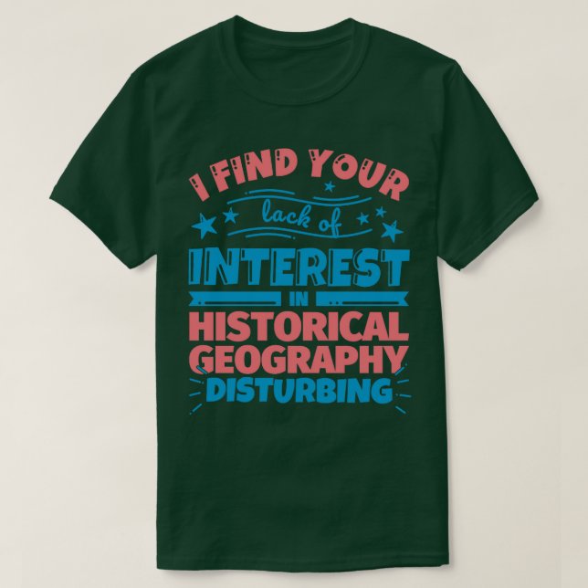 Camiseta Eu acho que você não tem interesse na geografia hi (Frente do Design)