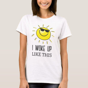 Camiseta Eu acordei - sol giro