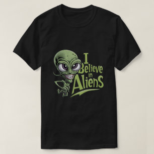 Camiseta Eu Acredito Em Aliens