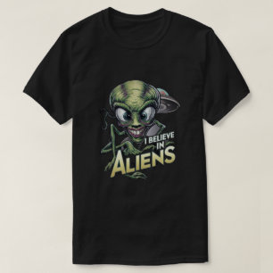 Camiseta Eu Acredito Em Aliens