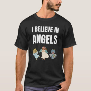 Camiseta Eu acredito em Anjos