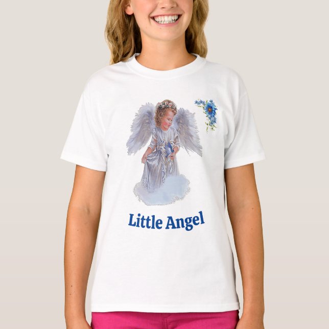Camiseta Eu acredito em Anjos (Frente)