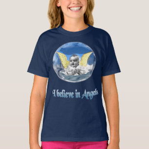 Camiseta Eu acredito em anjos T-Shirt