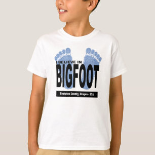 Camiseta Eu acredito em Bigfoot