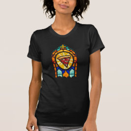 Camiseta Eu acredito em pizza