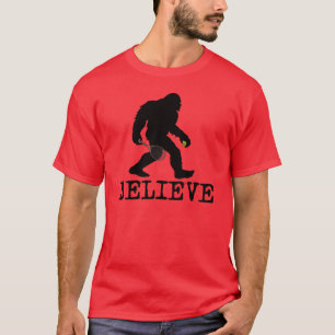 Camiseta Eu acredito em Sasquatch