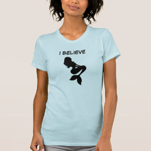 Camiseta Eu acredito em Sereias