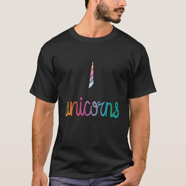 Camiseta Eu Acredito Em Unicórnios (Frente)