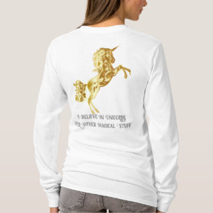 Camiseta Eu acredito em Unicórnios