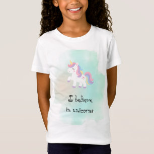 Camiseta Eu Acredito Em Unicórnios