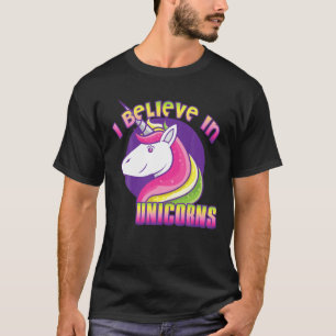 Camiseta Eu Acredito Em Unicórnios - Incrível Prato De Un