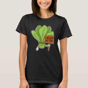 Camiseta Eu Acredito Em Você Couve Espinafre