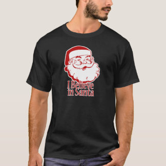 Camiseta Eu acredito no papai noel